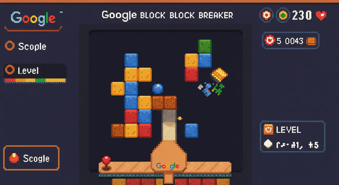 Google Block Breaker